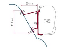 Awning Bracket Kit Fiamma F45