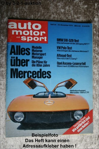 Ams auto motor - ams, 24/76