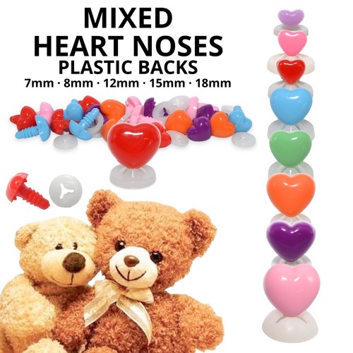 Mixed heart noses colourful - heart,