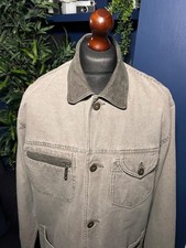 Vintage Driza-Bone Utility Chore Barn Jacket Coat Grey Men Medium Eu 48 50 Oasis