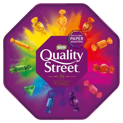 Quality street chocolate - quality, tub