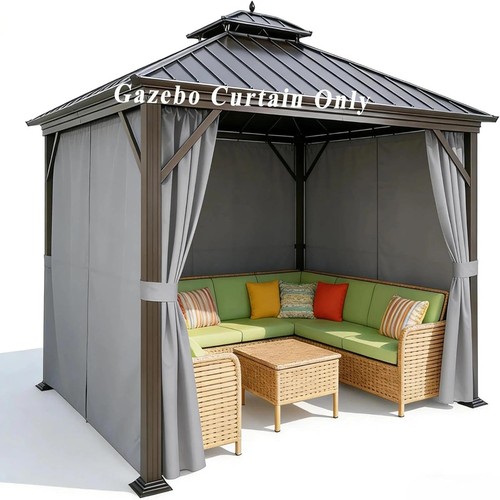 10x12 gazebo curtains - 10x12, 4