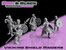 5 x Viking Shield Maiden