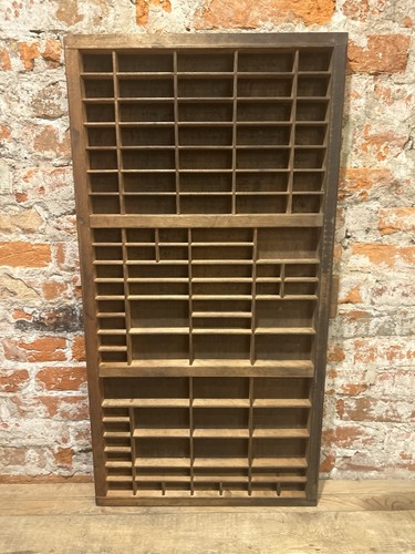 Antique wooden printers drawer - antique,
