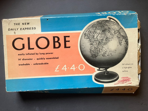 Vintage inflatable world - vintage, globe