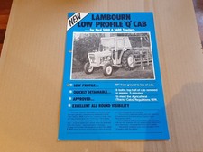 Ford Lambourn low profile Q cab for 2600 & 3600 models sales brochure leaflet
