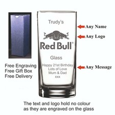 Personalised Hi Ball, Red Bull