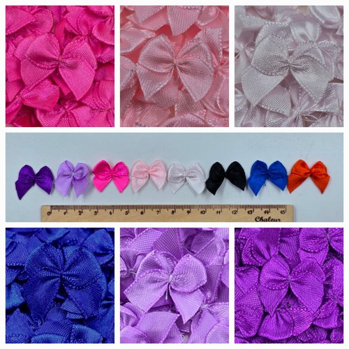 Mini small satin bows 5cm - mini,