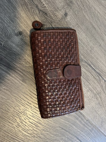 Ashwood woven leather zip - ashwood,