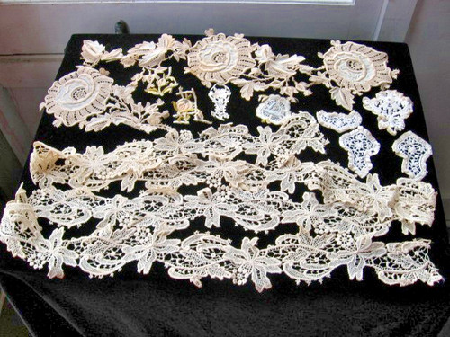 Lot vtg victorian - 14, floral