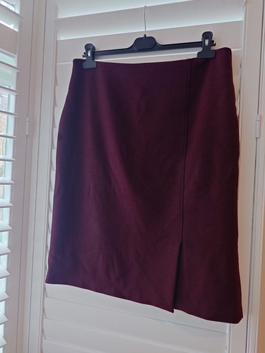 Hobbs red burgundy pencil midi - red,