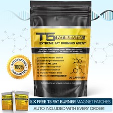 T5 FAT BURNERS – STRONGEST SLIMMING PILLS – FAST WEIGHT LOSS – ENERGY BOOST ++