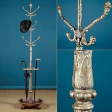 Antique Cast Iron Hall Stand