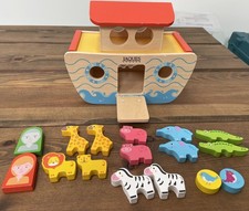 Wooden Noah’s Ark Shape Sorter Toy - Jaques London 