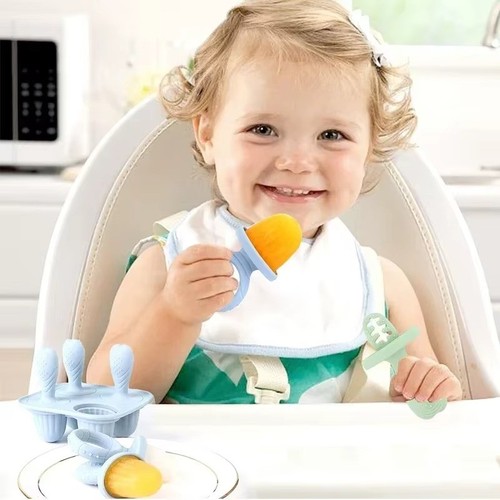 Baby silicone teether popsicle - teether,