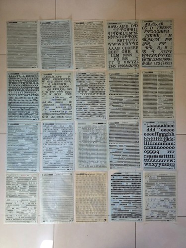 Letraset transfer black - letraset,