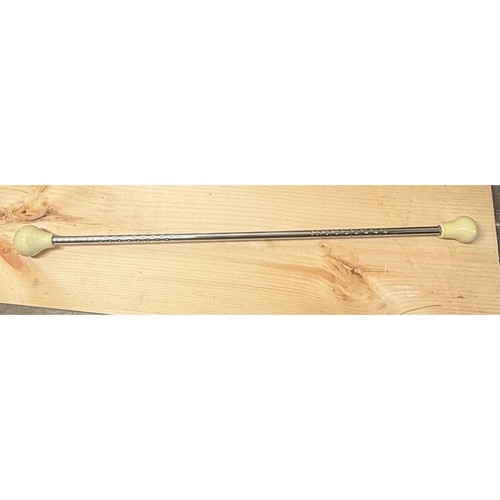 Vintage chrome twirling baton - vintage,