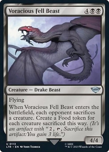 Voracious fell beast mtg - voracious,