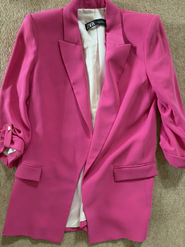 Zara women pink long - pink,