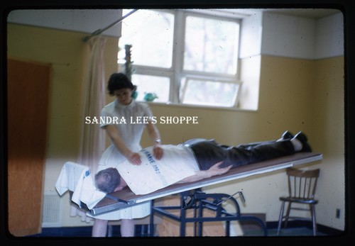 1964 slide woman giving - 1964, man