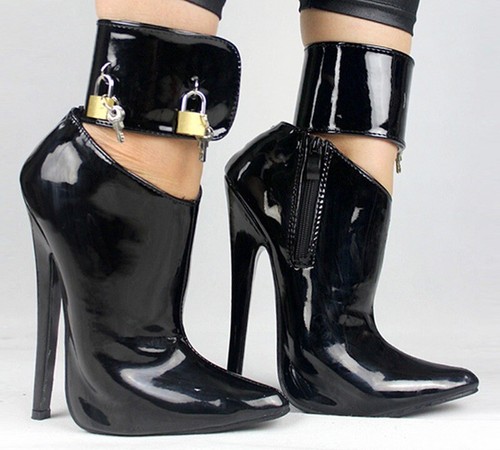High heel stiletto lockable - 7",