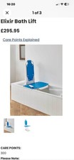 Elixir Bath Lift Chair with Remote Control & Charger
