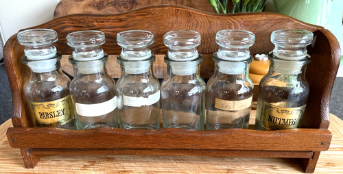 Vintage spice rack - spice,