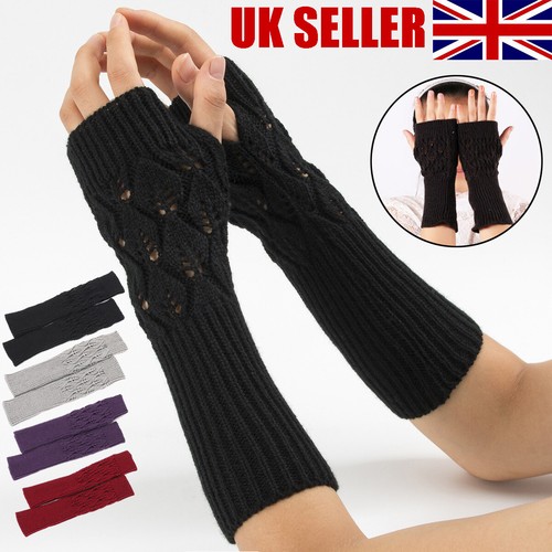 Women fingerless gloves - women, arm