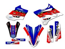 2015-2018 YZ 85 RICOCHET Blue Senge Graphics Kit Compatible with Yamaha