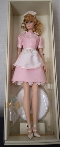 Barbie silkstone waitress doll - waitress,