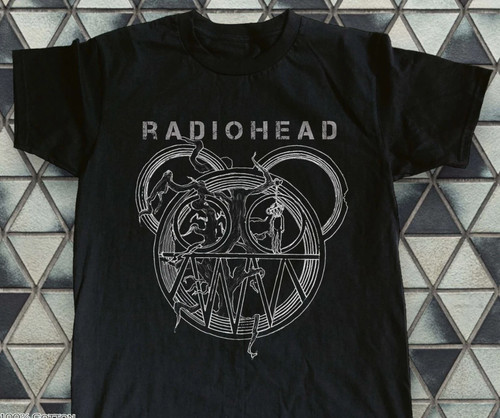New radiohead evil - radiohead, black