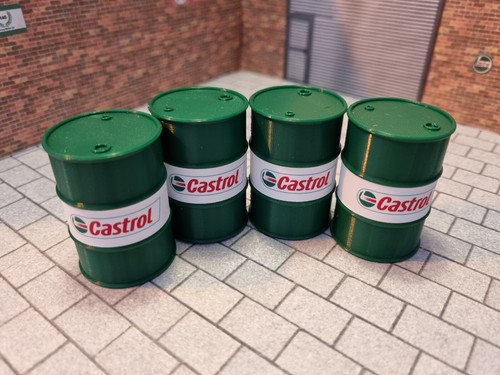Oil drum barrel castrol - barrel, x4