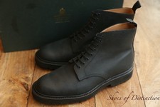 Crockett & Jones Kelso Black Rough Out Suede Chukka Boots Shoes Mens UK 6 US 7