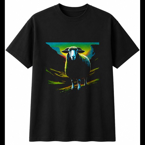 Dark fantasy herdwick sheep - sheep, in
