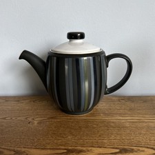 DENBY Tea Pot Jet Stripe New