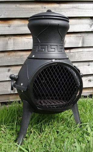 Chimenea solid cast - iron, with