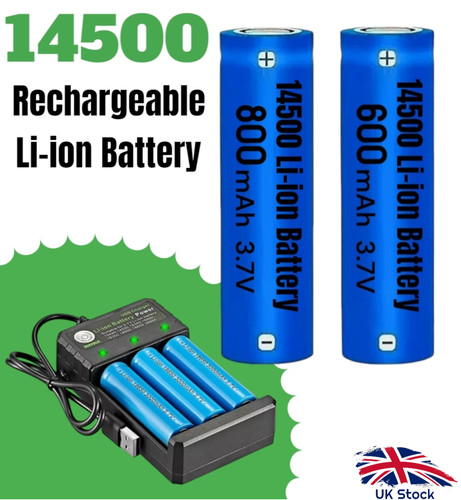 Ion 14500 800mah - 3.7v,