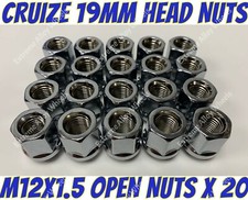 Alloy Wheel Nuts open x 20 M12x1.5  Honda Concerto Cr-v Cr-z Crx Fr-v Hr-v 