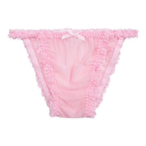 Sheer frilly sissy - sheer,