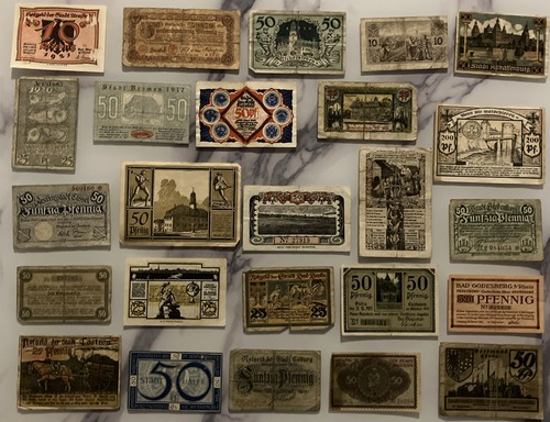 Collection x notgeld - of,