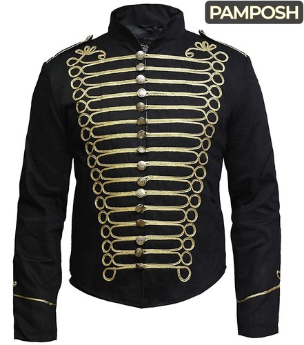Mens hussar black gold - black, &