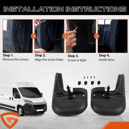 Front mud flaps guards - front,