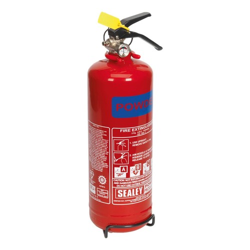 Sealey fire extinguisher 2kg - fire,