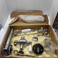 Rohl U.5373PN Perrin And Rowe Edwardian Riser Diverter Set With 8 Inch Riser