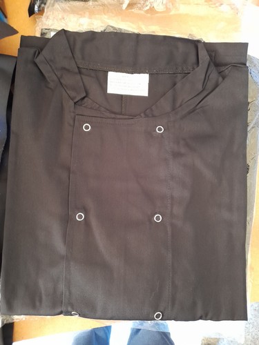 Black chefs jacket - black,