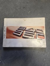 Volvo 340 / 360 Owners Manual