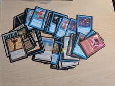 4th edition card bundle. black border, approx 70 cards (PT)