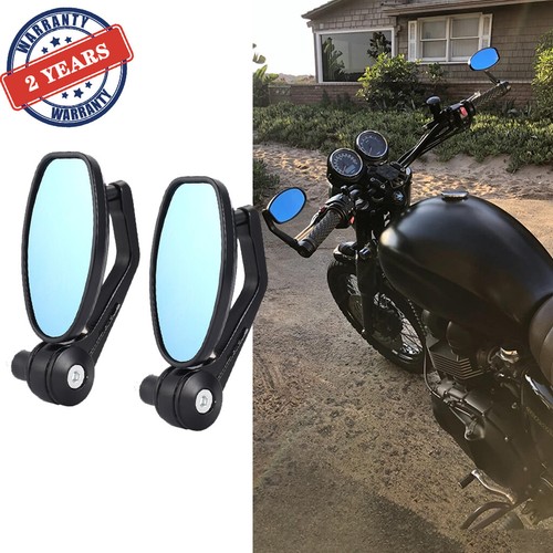 Black cnc motorcycle bar end - bar,