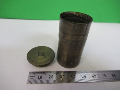 Antique empty brass can for - brass,