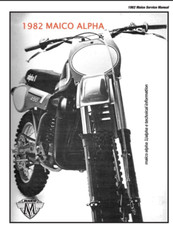 1982 Maico Alpha Service Manual